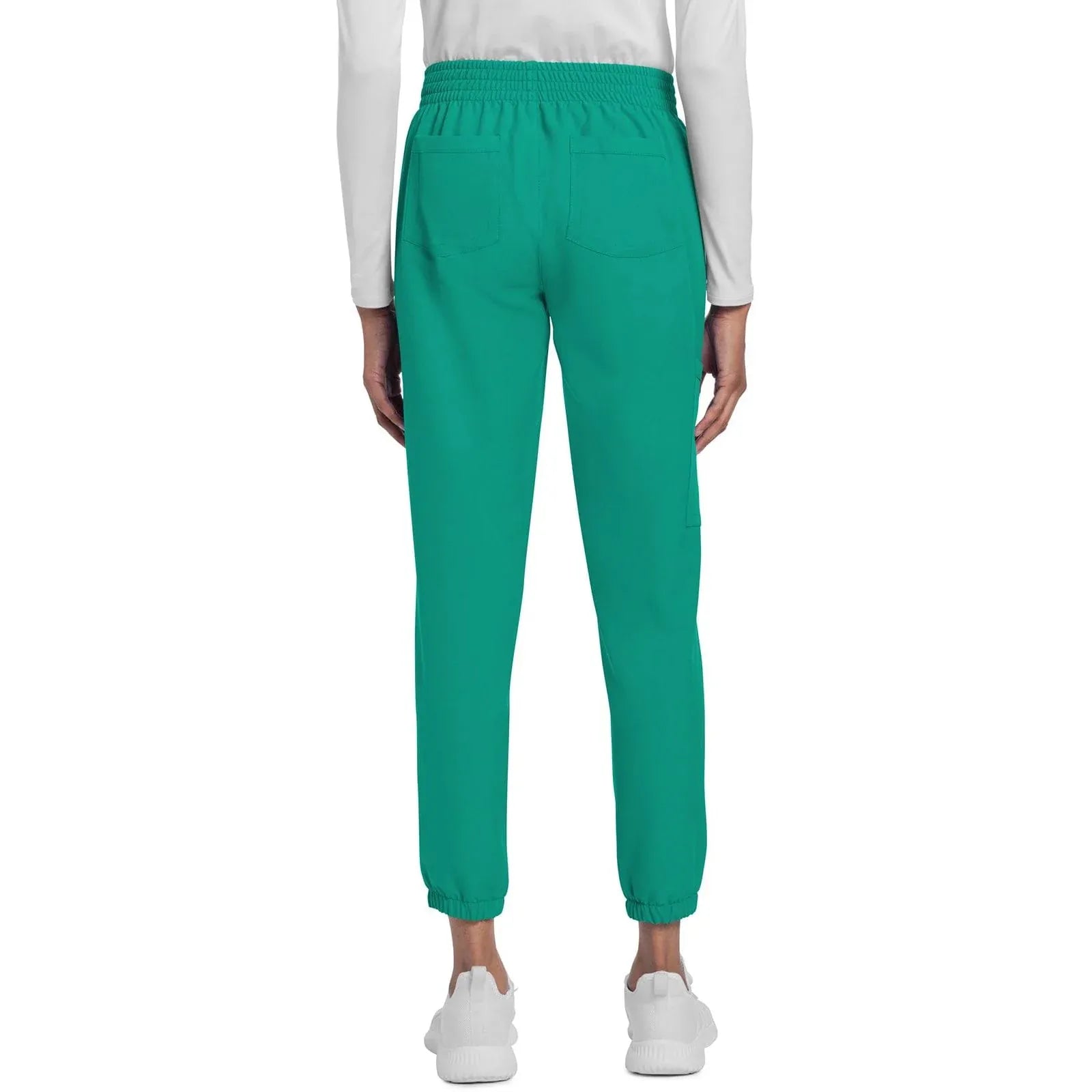 Cherokee Scrubs Pants Cherokee Originals Ultra CK273A Elevation Jogger Scrubs Pant for Women Teal Blue