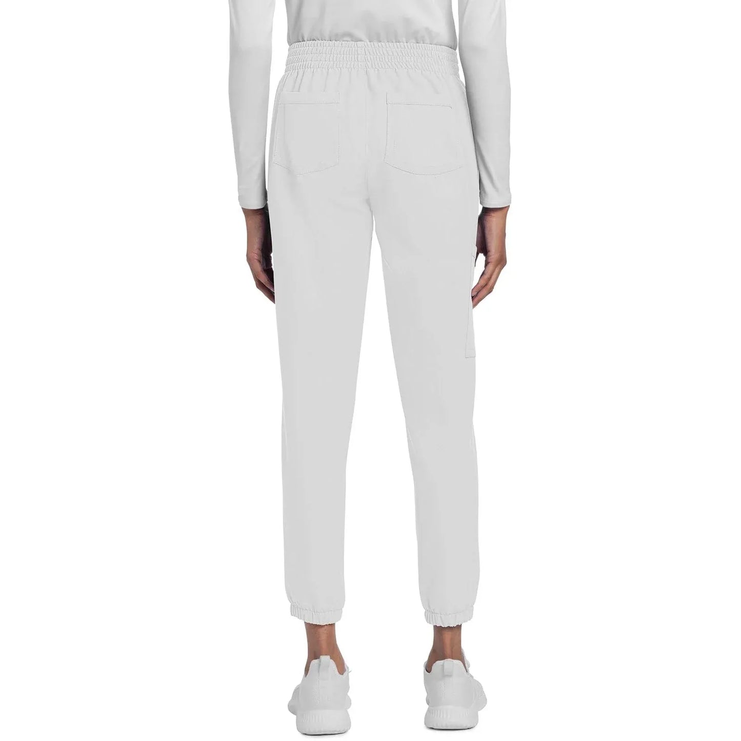 Cherokee Originals Ultra CK273A Elevation Jogger Scrubs Pant for Women White