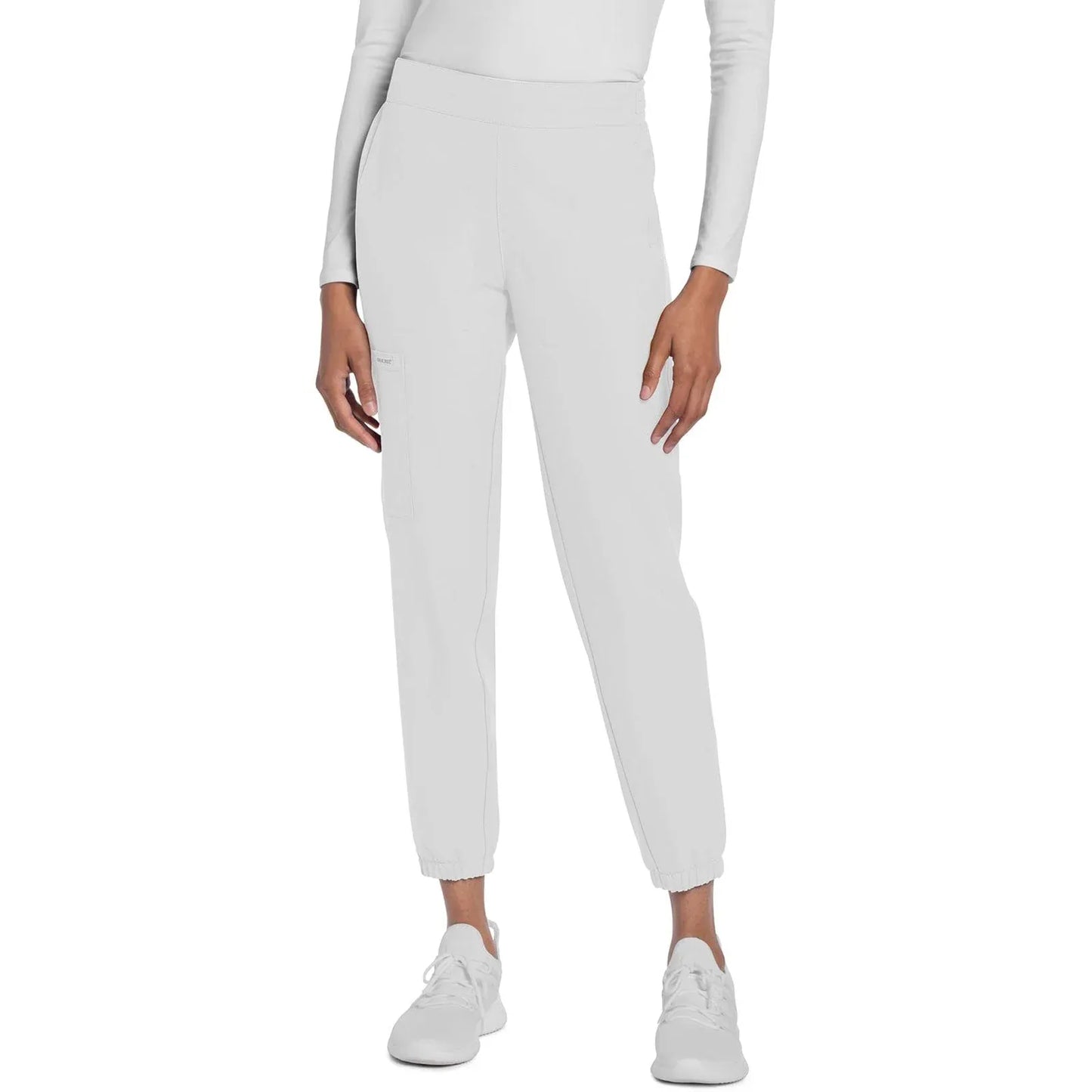 Cherokee Originals Ultra CK273A Elevation Jogger Scrubs Pant for Women White
