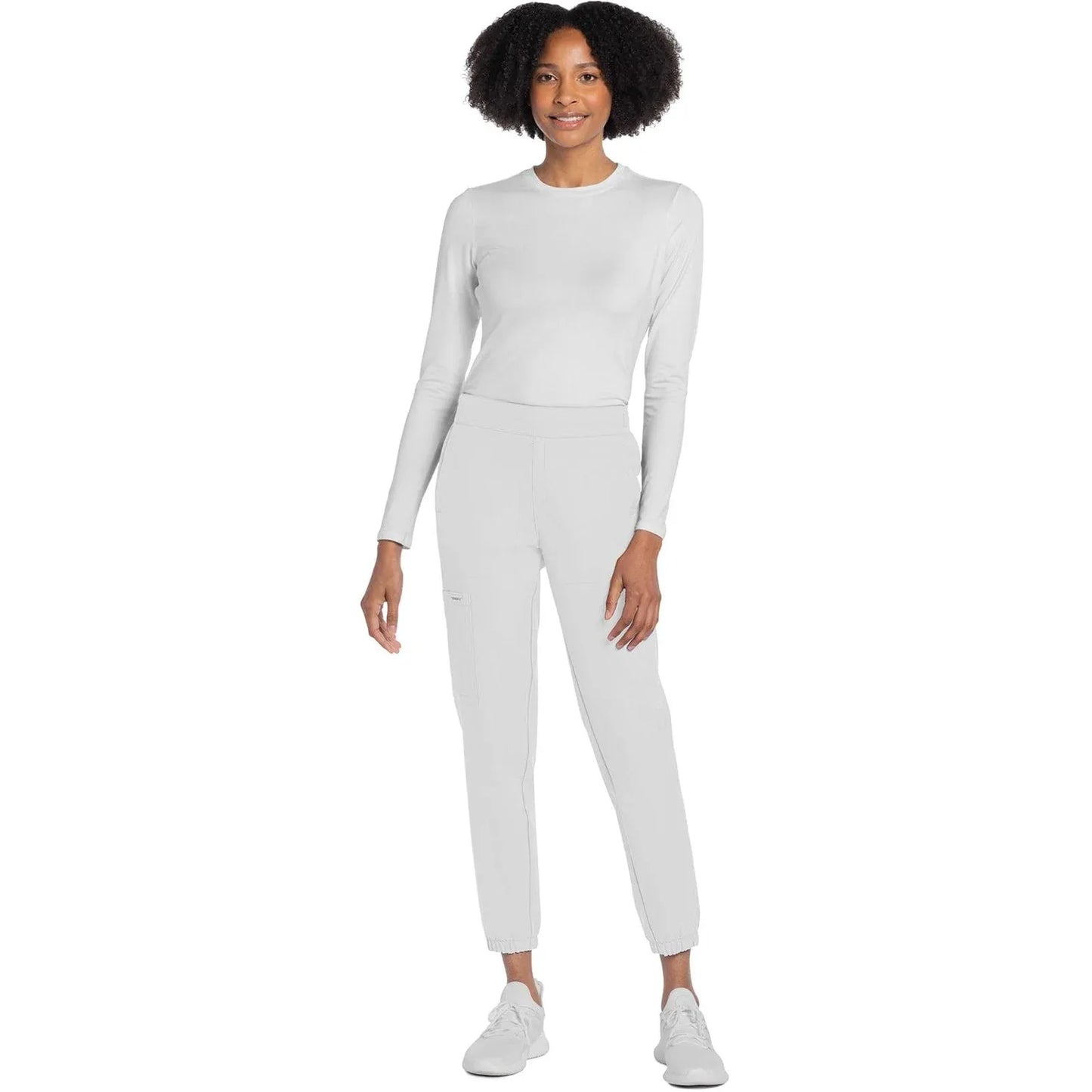 Cherokee Originals Ultra CK273A Elevation Jogger Scrubs Pant for Women White