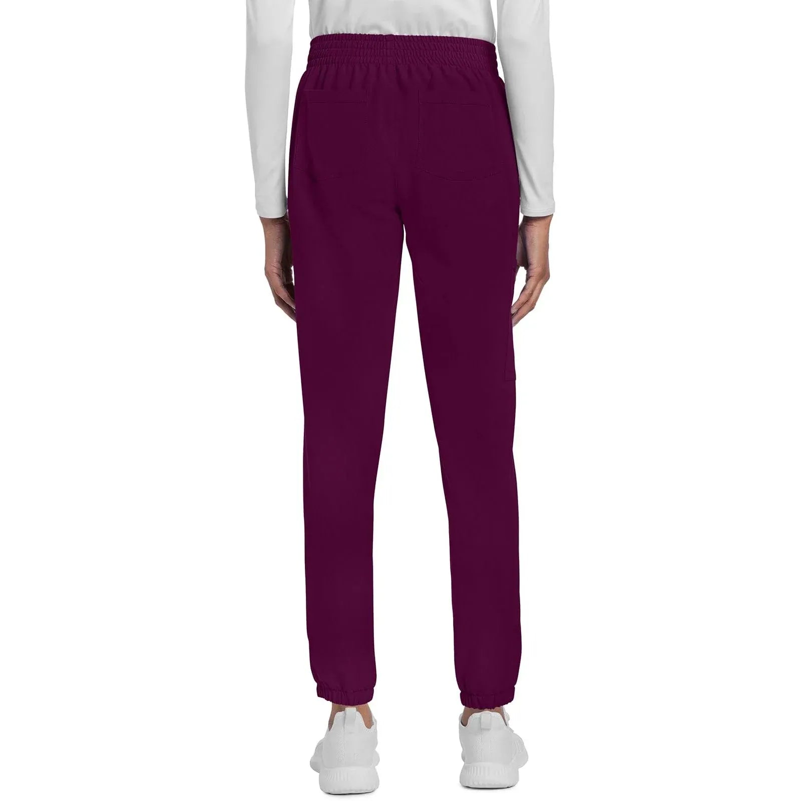 Cherokee Scrubs Pants Cherokee Originals Ultra CK273A Elevation Jogger Scrubs Pant for Women Wine