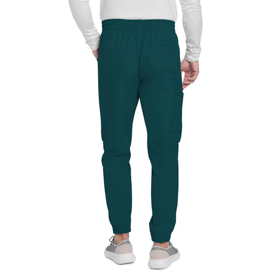 Cherokee Scrubs Pants Cherokee Originals Ultra CK278A Mens Jogger Scrubs Pant Caribbean Blue