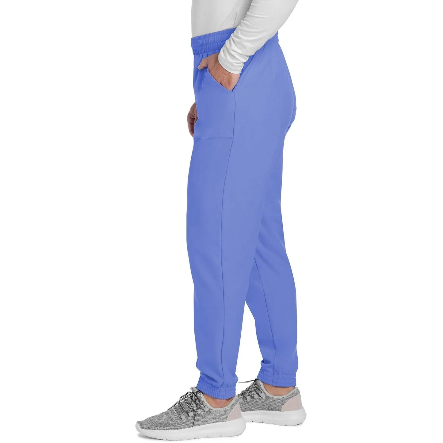 Cherokee Scrubs Pants Cherokee Originals Ultra CK278A Mens Jogger Scrubs Pant Ciel