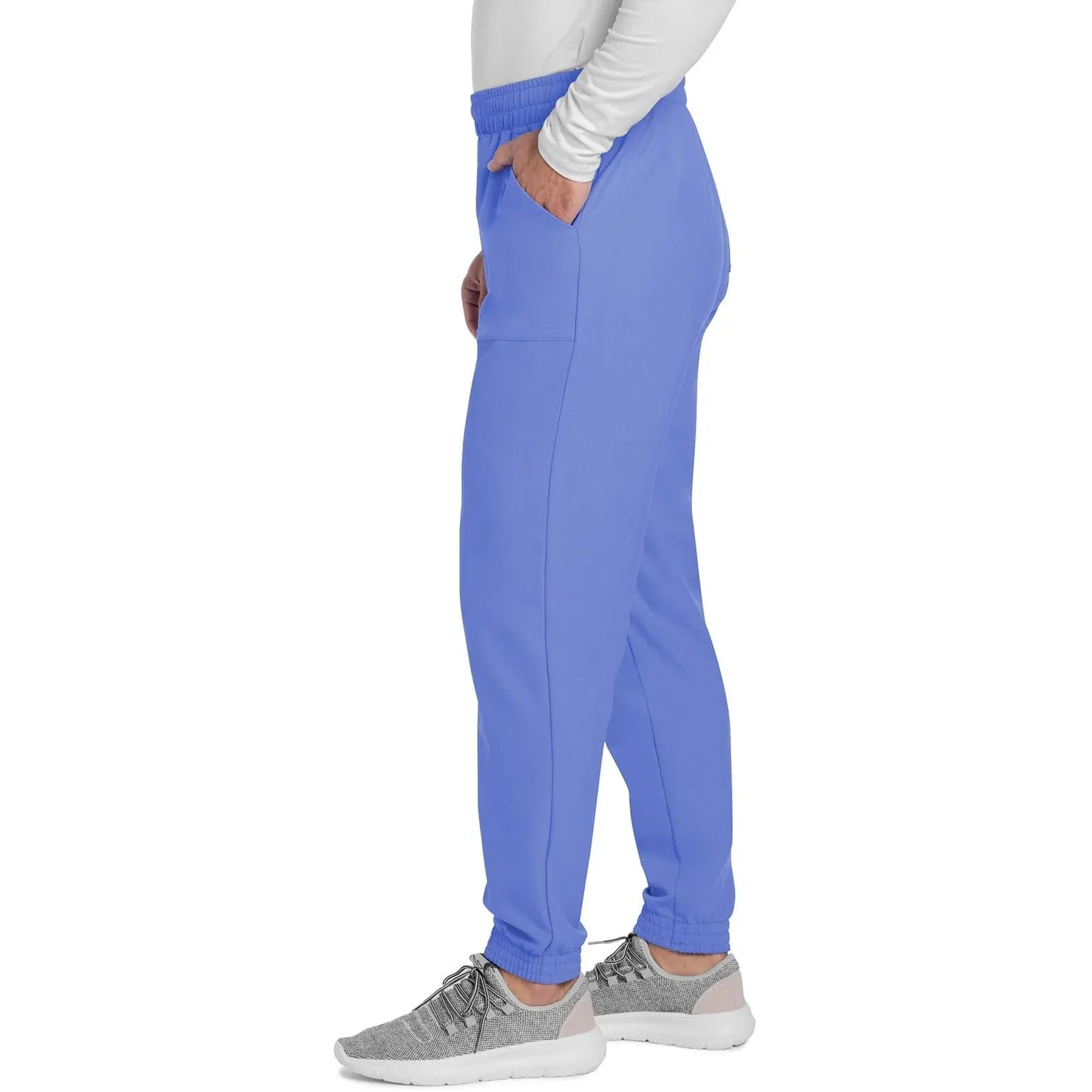 Cherokee Scrubs Pants Cherokee Originals Ultra CK278A Mens Jogger Scrubs Pant Ciel