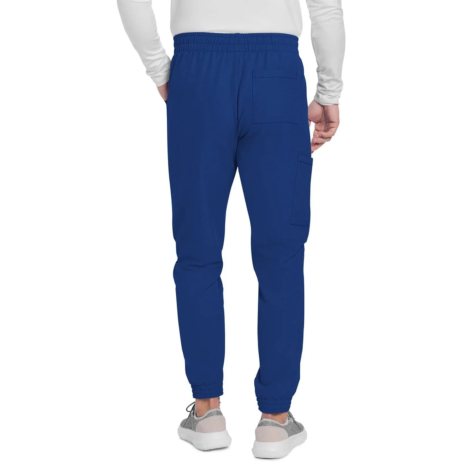 Cherokee Scrubs Pants Cherokee Originals Ultra CK278A Mens Jogger Scrubs Pant Galaxy Blue