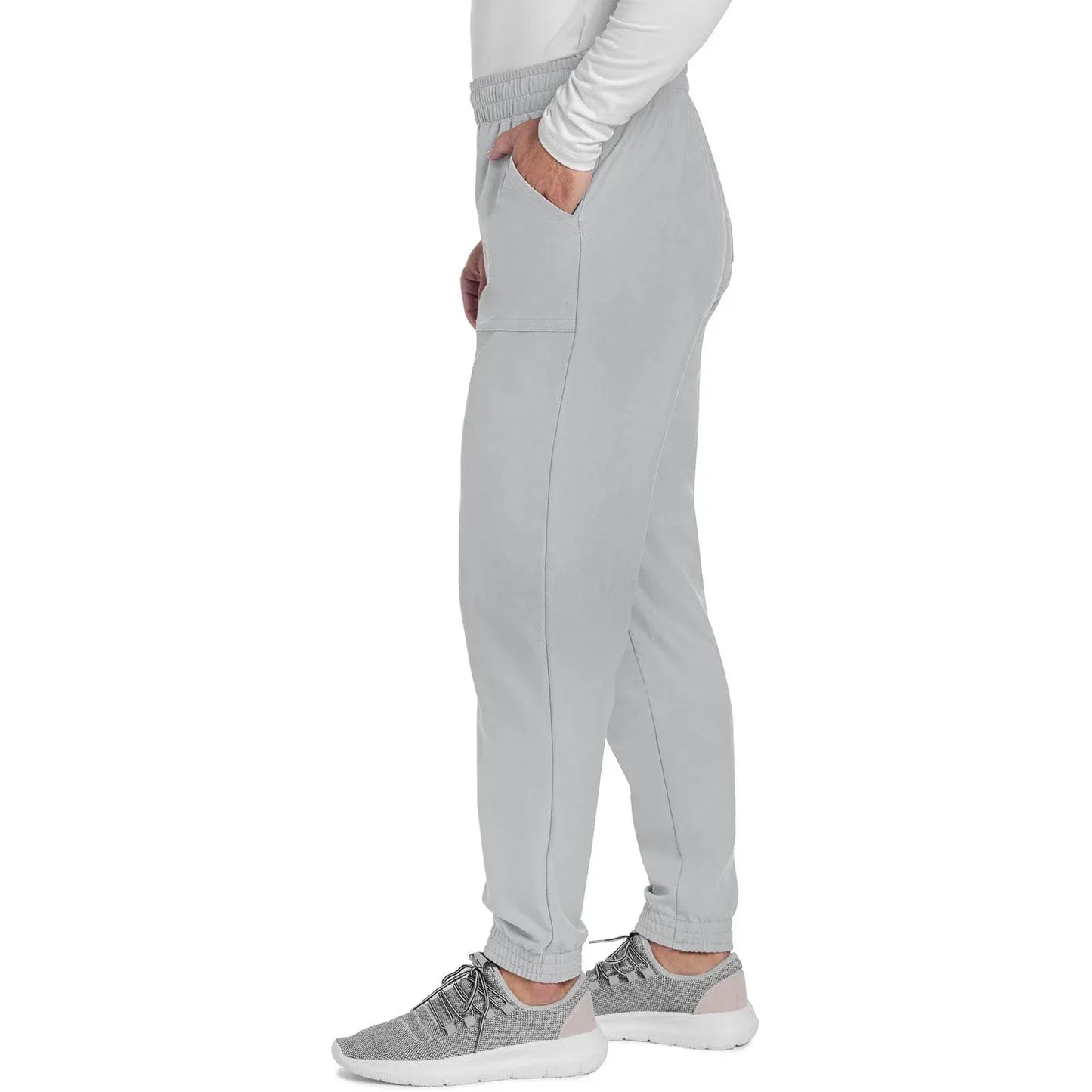 Cherokee Originals Ultra CK278A Mens Jogger Scrubs Pant Grey