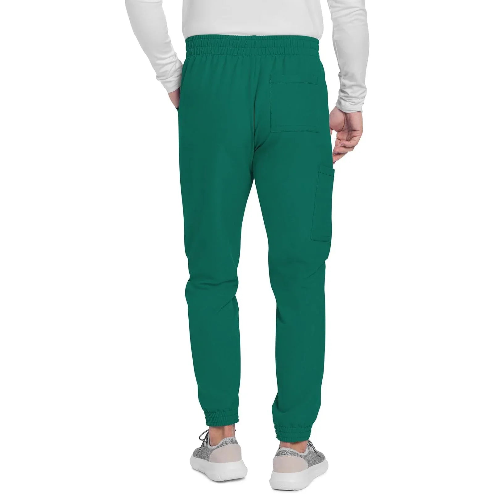 Cherokee Scrubs Pants Cherokee Originals Ultra CK278A Mens Jogger Scrubs Pant Hunter Green