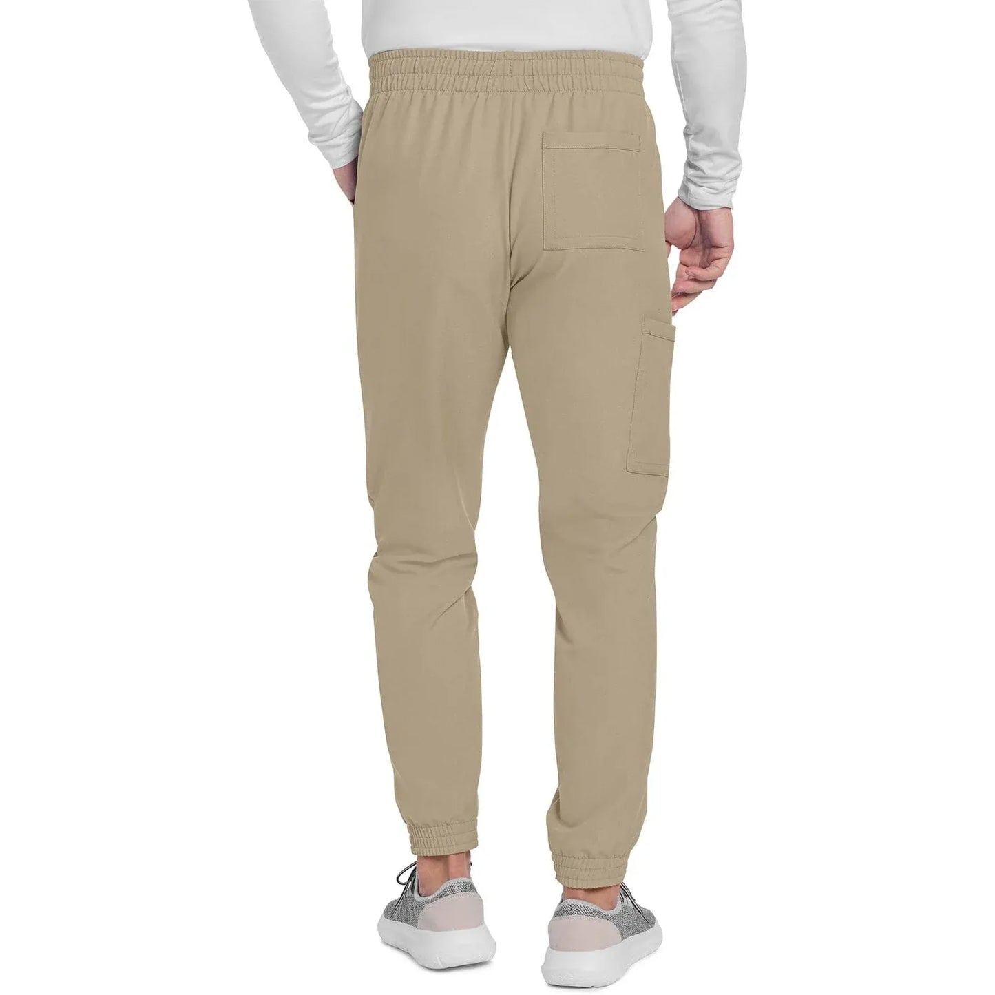 Cherokee Originals Ultra CK278A Mens Jogger Scrubs Pant Khaki