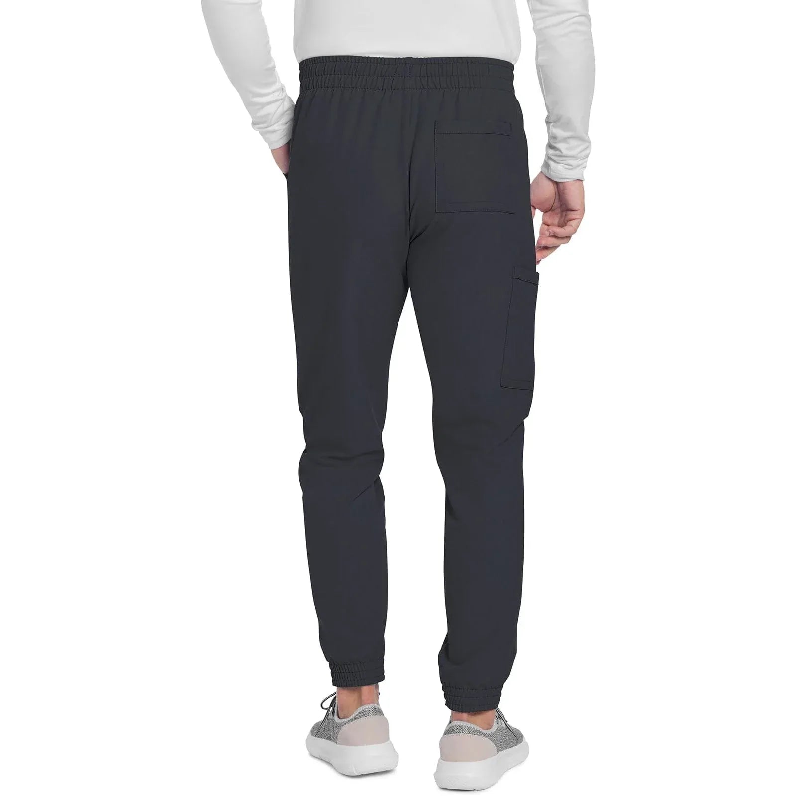 Cherokee Scrub Pants Cherokee Originals Ultra CK278A Mens Jogger Scrubs Pant Pewter