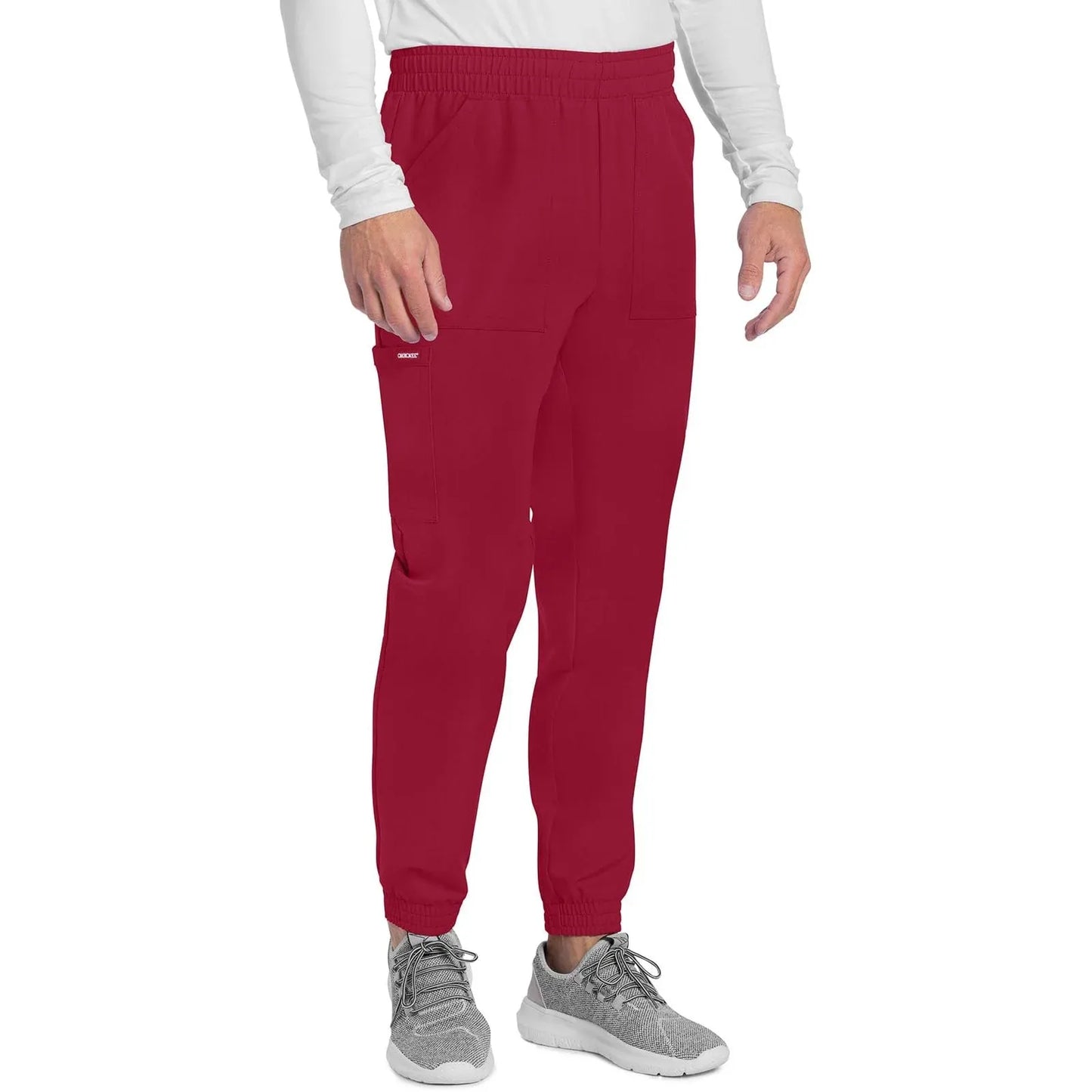 Cherokee Originals Ultra CK278A Mens Jogger Scrubs Pant Red