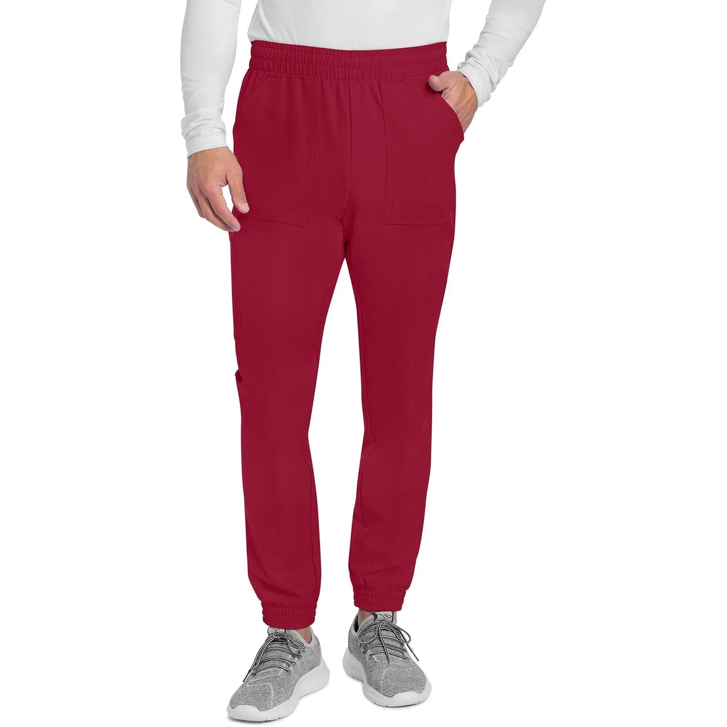 Cherokee Originals Ultra CK278A Mens Jogger Scrubs Pant Red