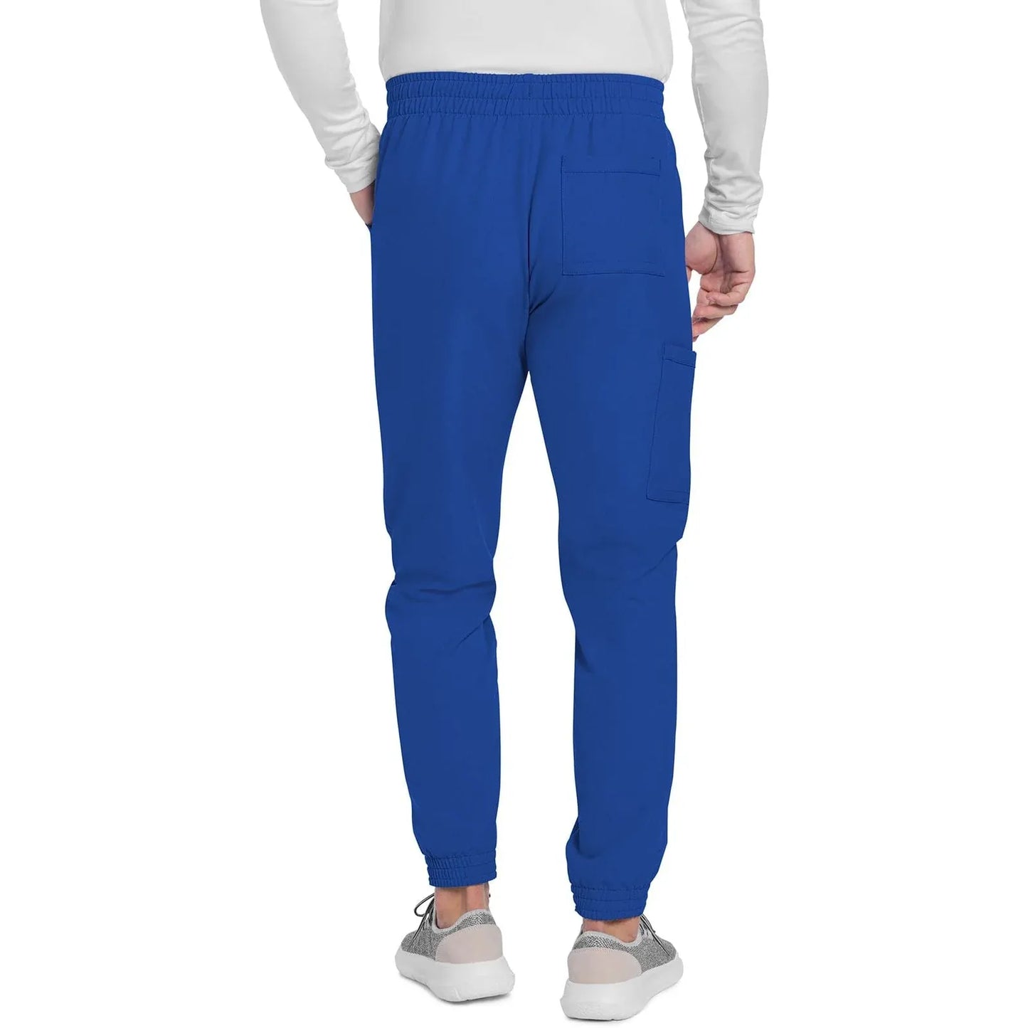 Cherokee Scrubs Pants Cherokee Originals Ultra CK278A Mens Jogger Scrubs Pant Royal
