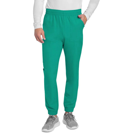 Cherokee Scrubs Pants 5XL Cherokee Originals Ultra CK278A Mens Jogger Scrubs Pant Teal Blue