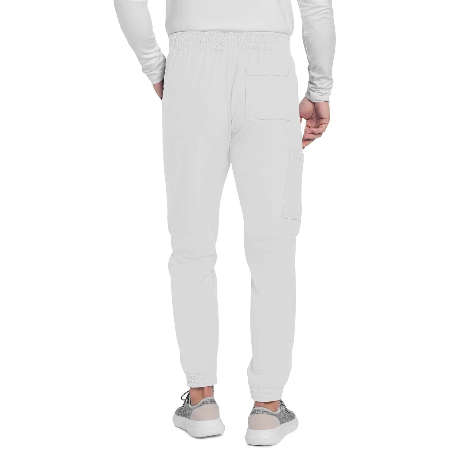 Cherokee Originals Ultra CK278A Mens Jogger Scrubs Pant White