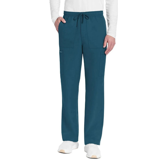 Cherokee Scrubs Pants 5XL Cherokee Originals Ultra CK279A Mens City Straight Leg Scrubs Pants Caribbean Blue