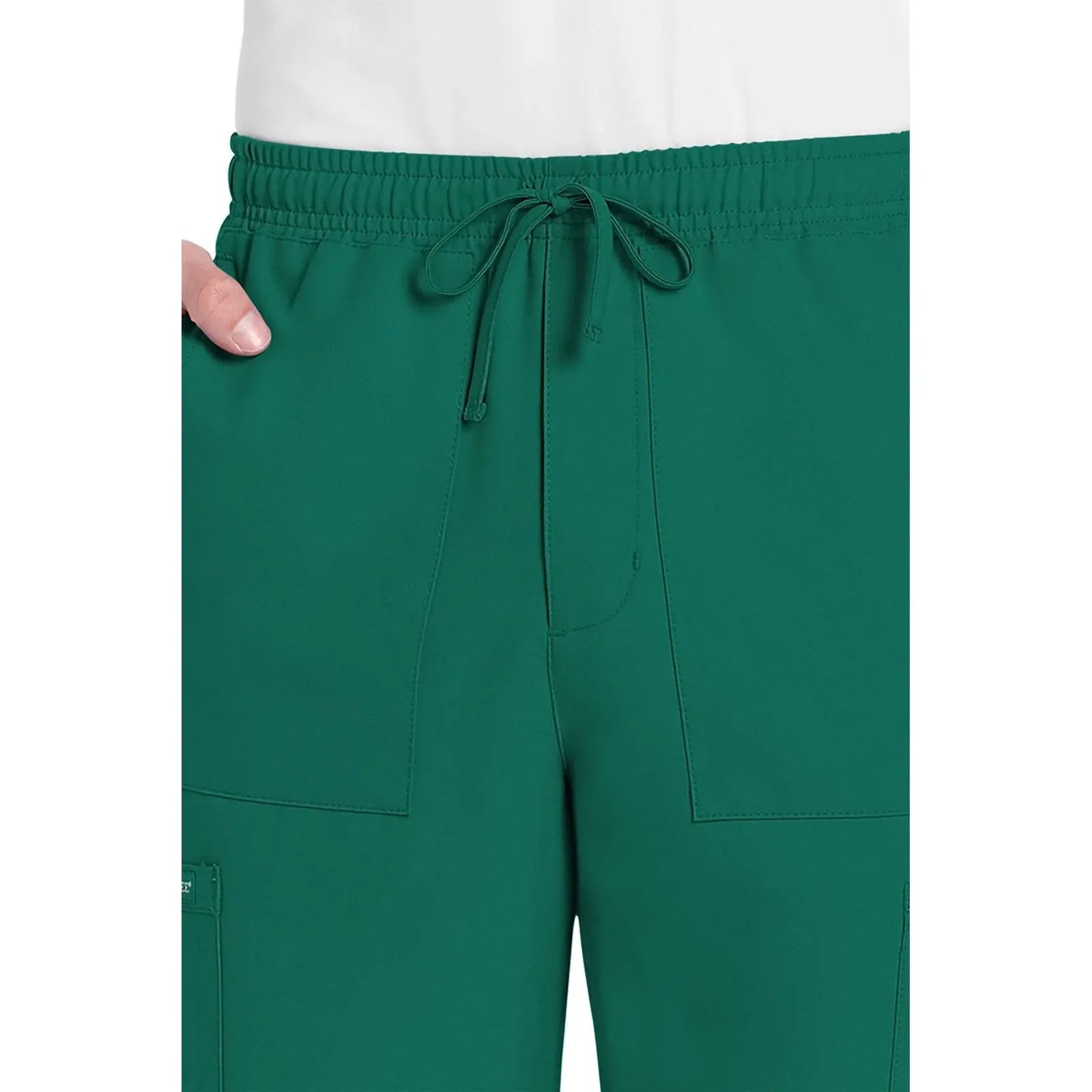 Cherokee Scrubs Pants Cherokee Originals Ultra CK279A Mens City Straight Leg Scrubs Pants Hunter Green