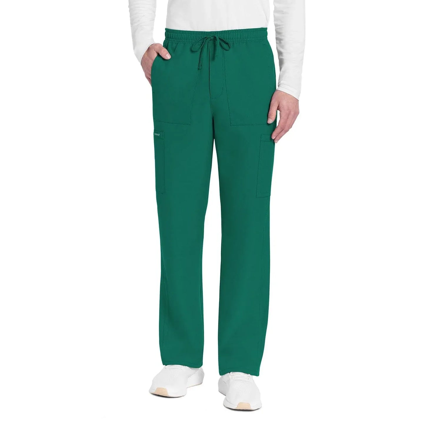 Cherokee Scrubs Pants 5XL Cherokee Originals Ultra CK279A Mens City Straight Leg Scrubs Pants Hunter Green