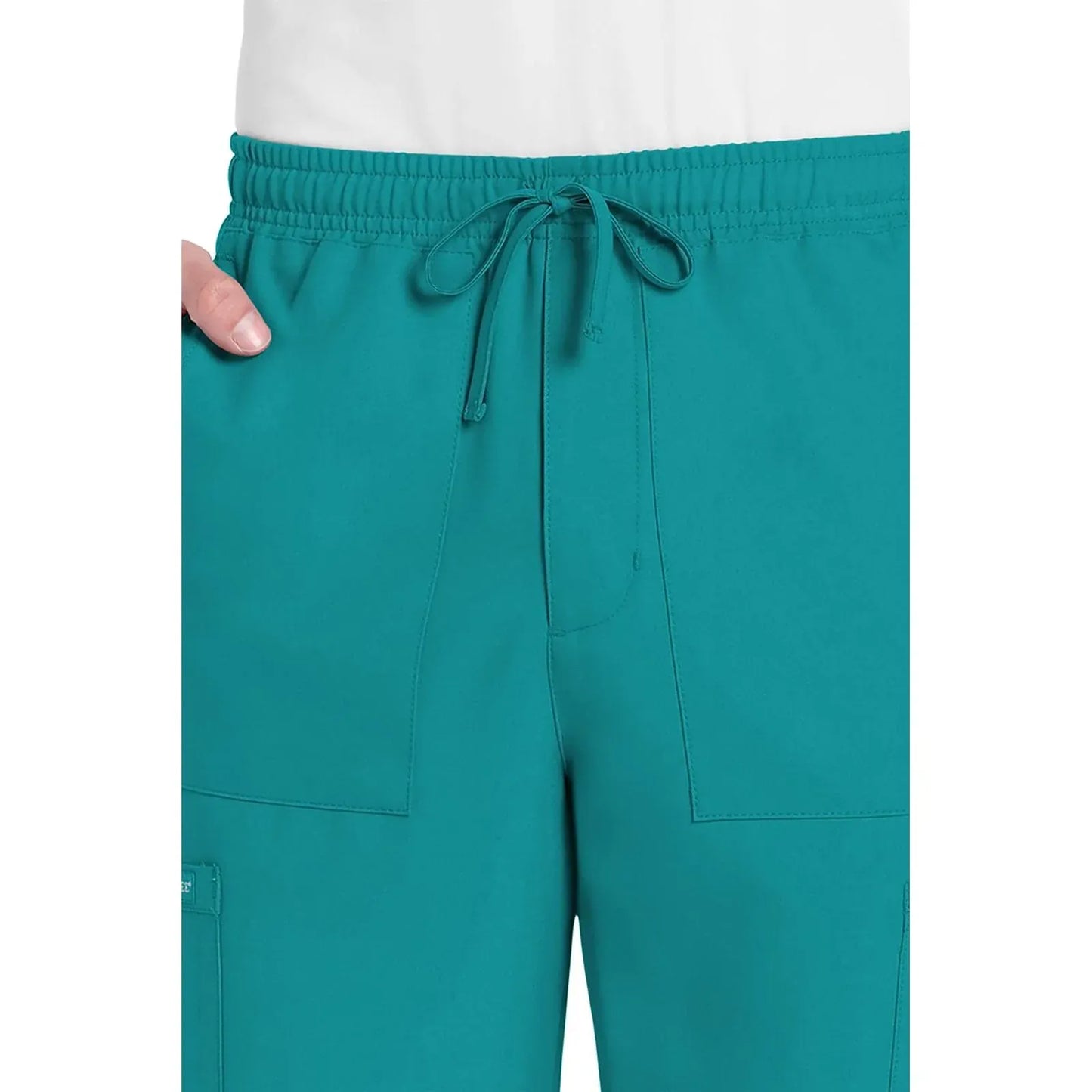 Cherokee Scrubs Pants Cherokee Originals Ultra CK279A Mens City Straight Leg Scrubs Pants Teal Blue