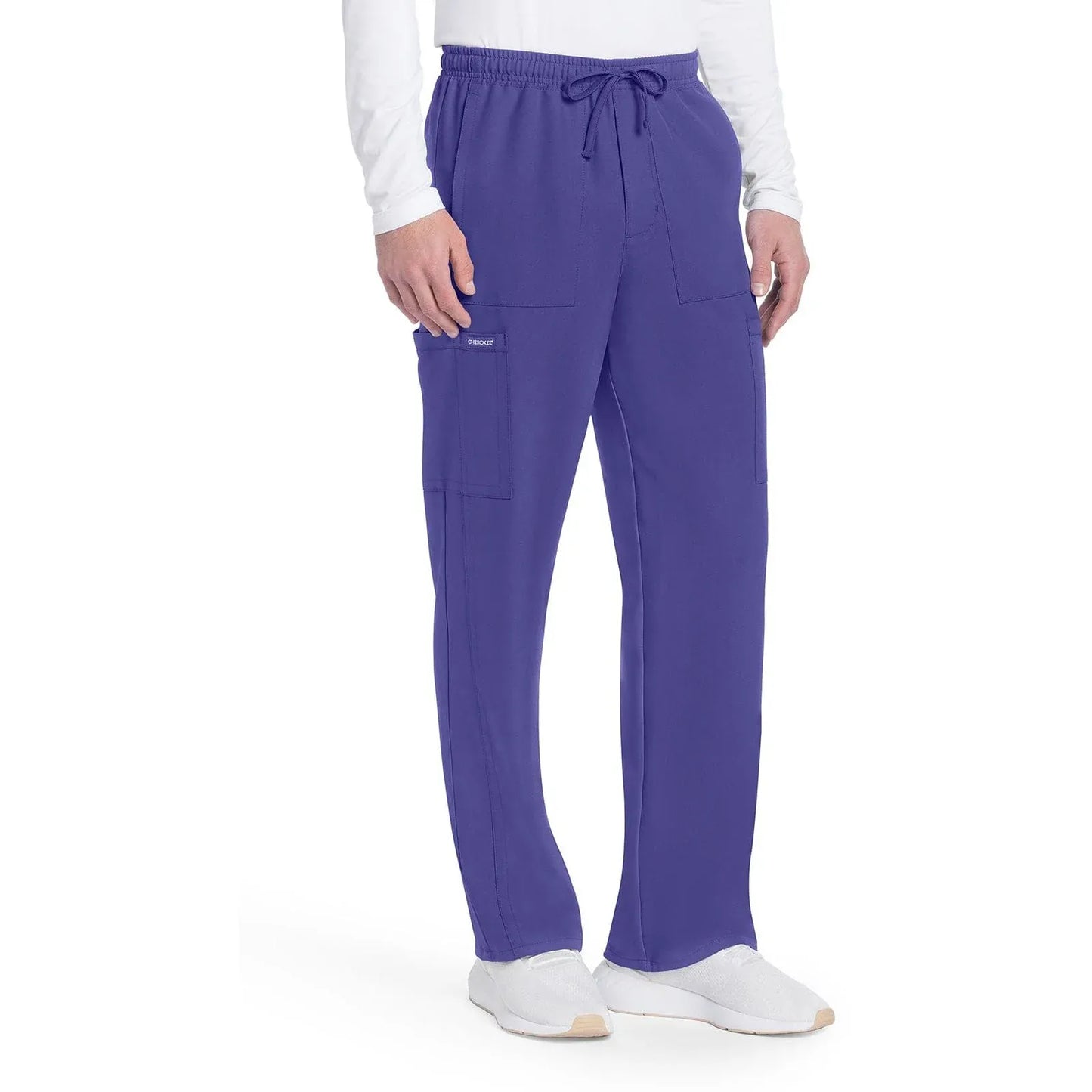 Cherokee Originals Ultra CK279A Mens Straight Leg Scrubs Pant Grape