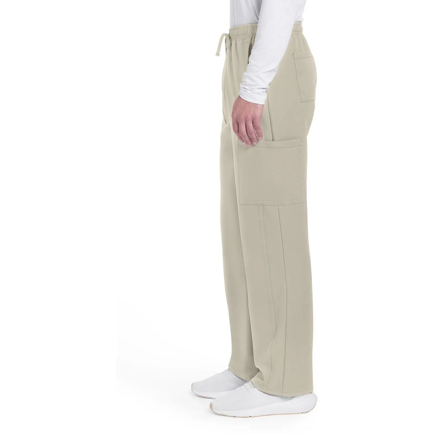 Cherokee Originals Ultra CK279A Mens Straight Leg Scrubs Pant Khaki