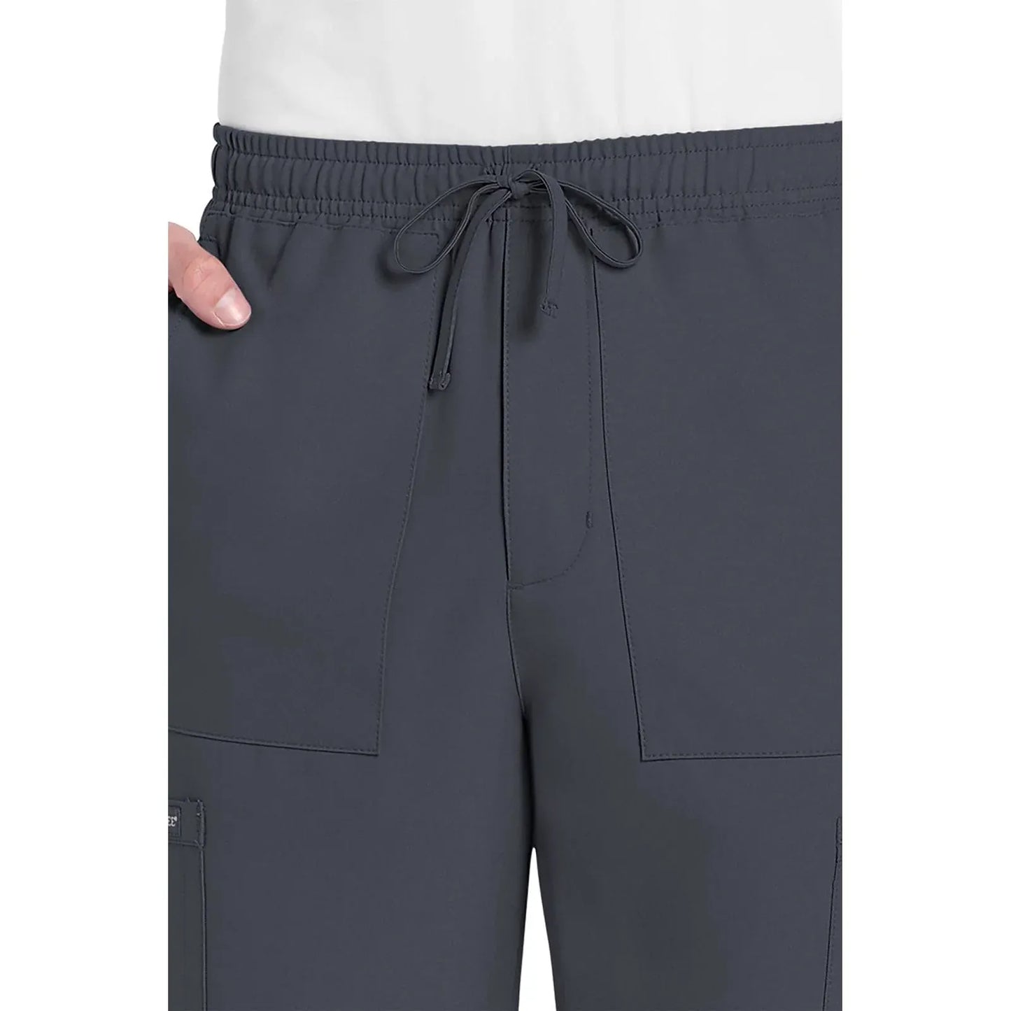 Cherokee Scrubs Pants Cherokee Originals Ultra CK279A Mens Straight Leg Scrubs Pant Pewter