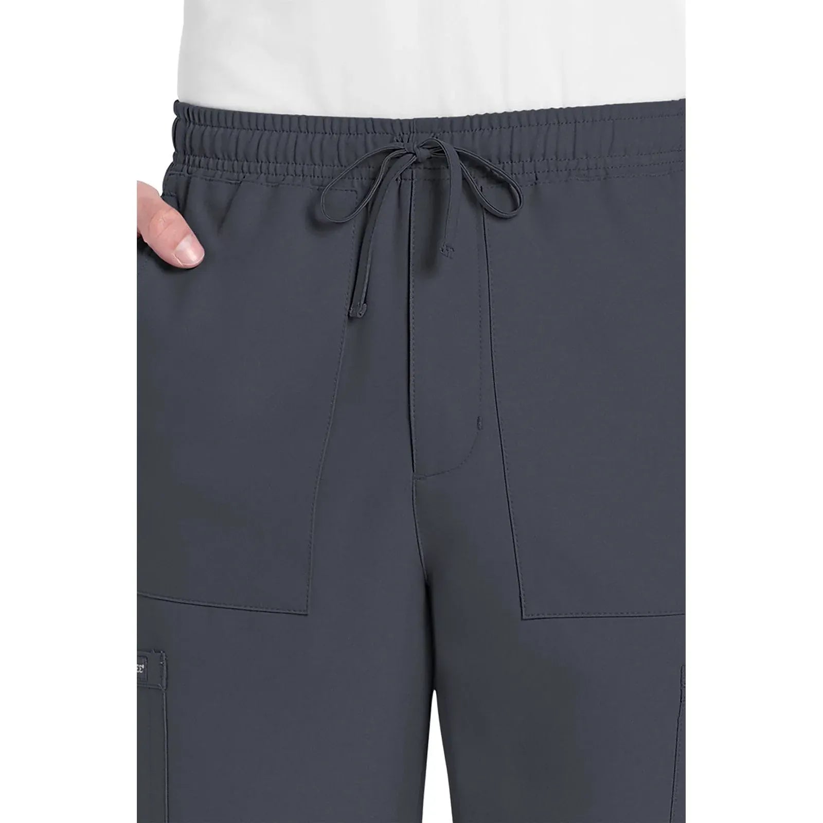 Cherokee Scrubs Pants Cherokee Originals Ultra CK279A Mens Straight Leg Scrubs Pant Pewter