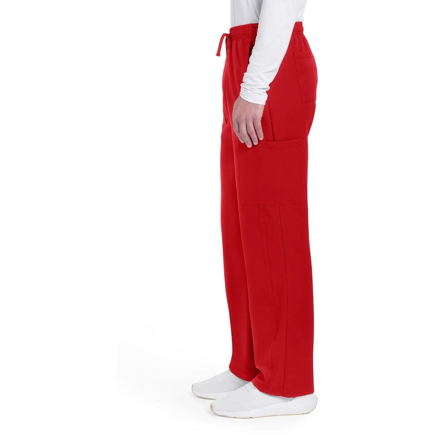 Cherokee Originals Ultra CK279A Mens Straight Leg Scrubs Pant Red