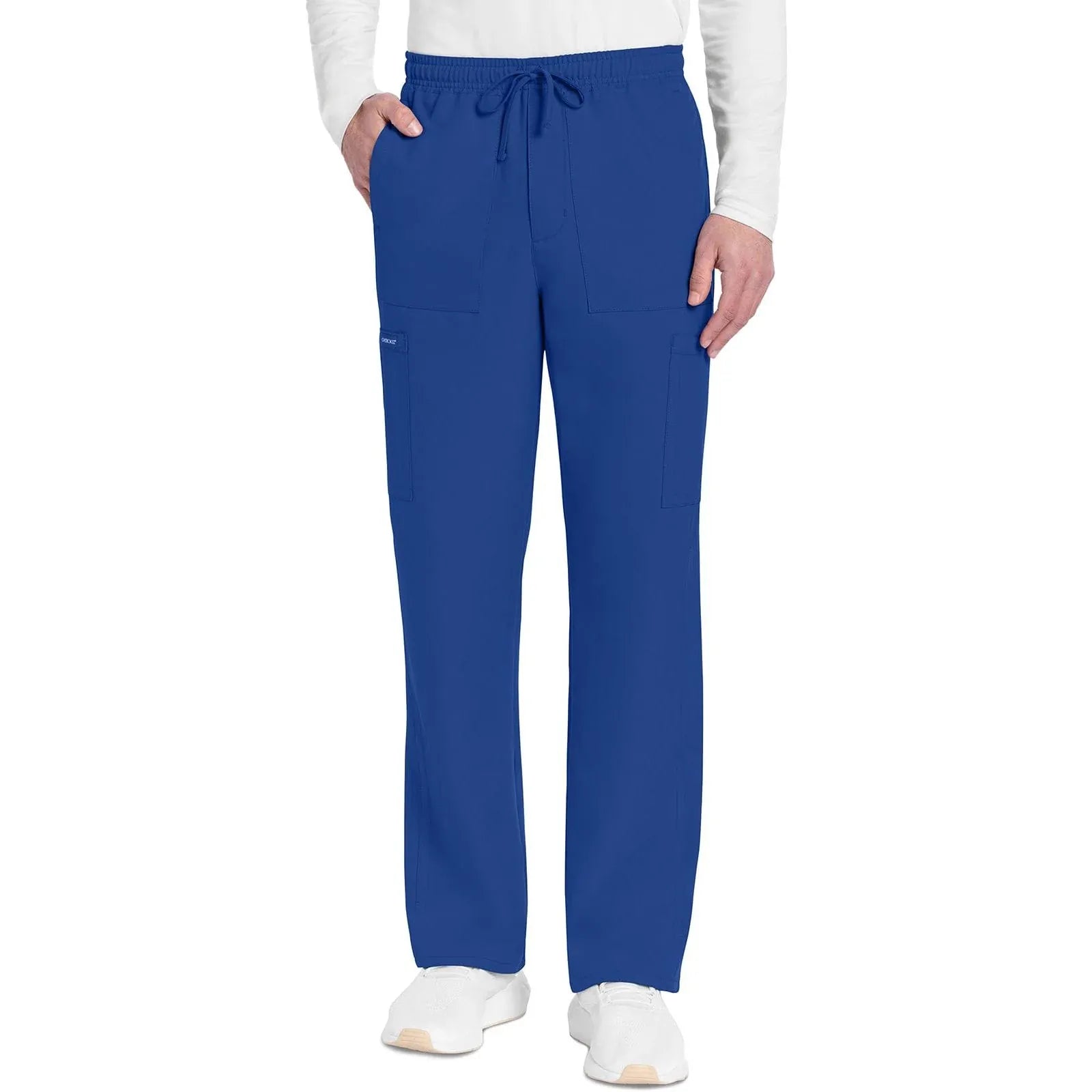 Cherokee Scrubs Pants 6XL Cherokee Originals Ultra CK279A Mens Straight Leg Scrubs Pant Royal
