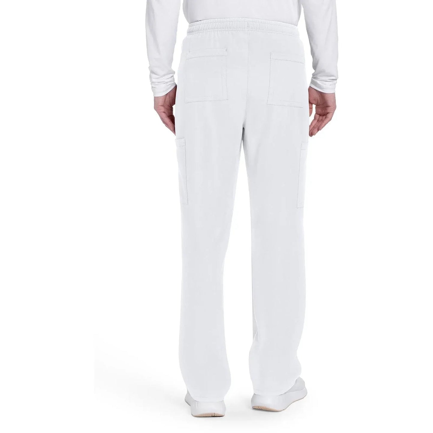 Cherokee Originals Ultra CK279A Mens Straight Leg Scrubs Pant White