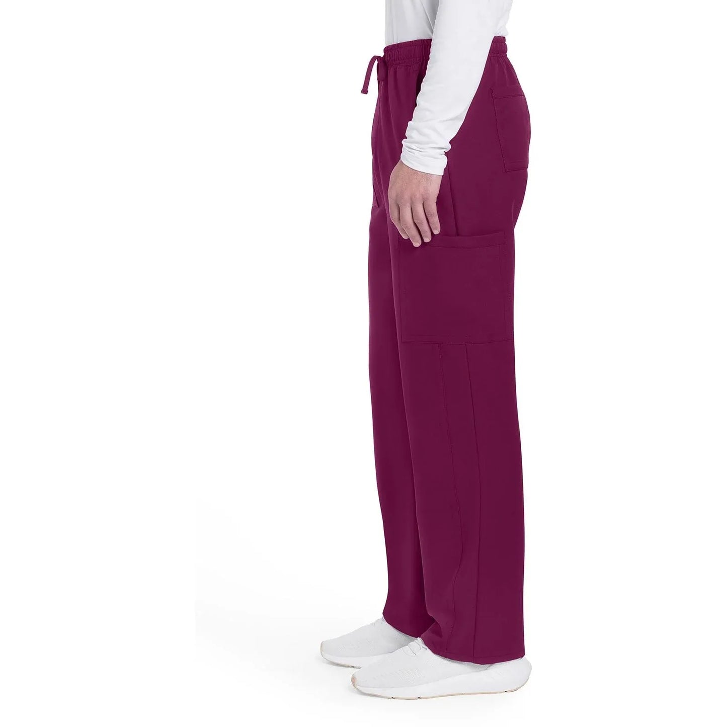 Cherokee Originals Ultra CK279A Mens Straight Leg Scrubs Pant Wine