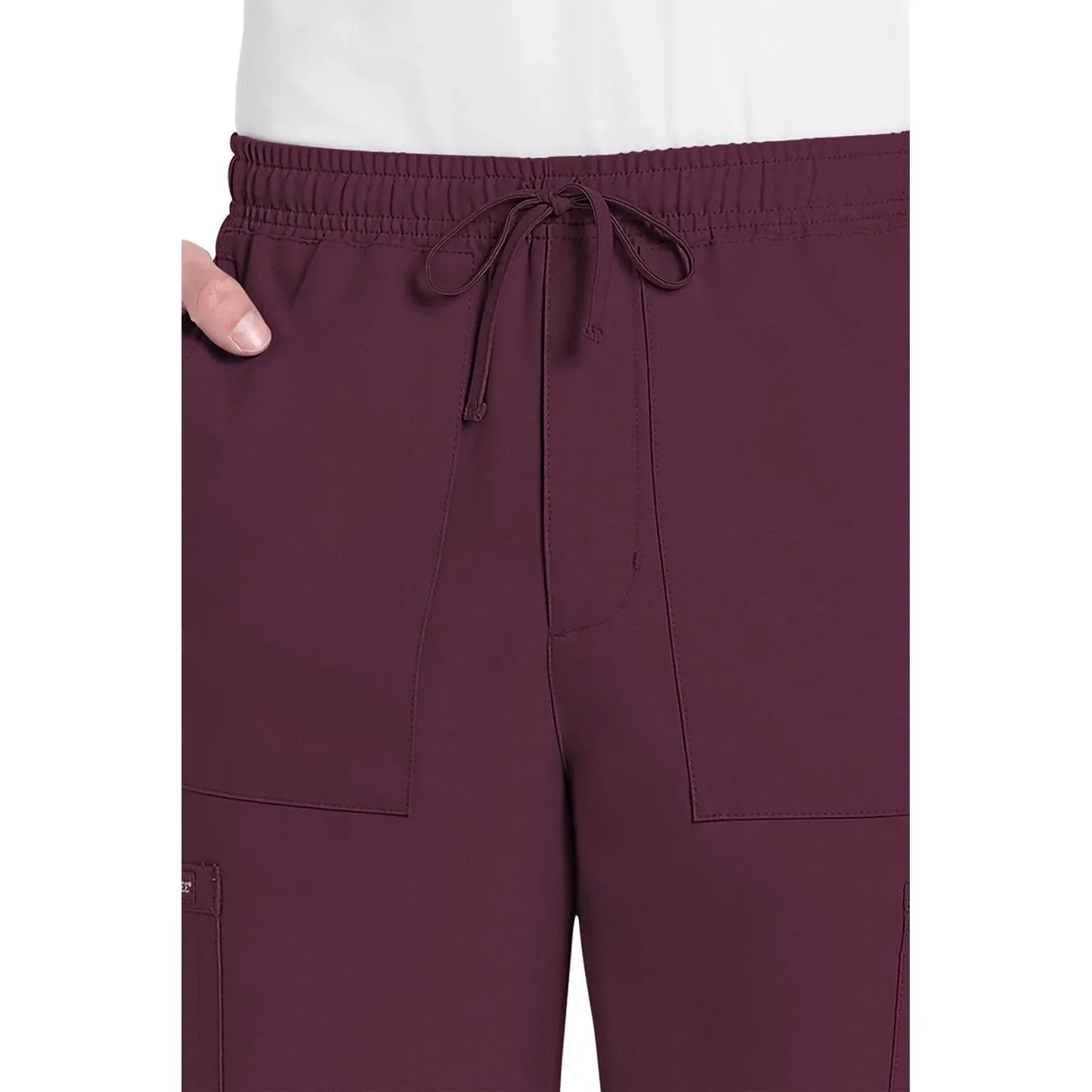 Cherokee Scrubs Pants Cherokee Originals Ultra CK279A Mens Straight Leg Scrubs Pant Wine