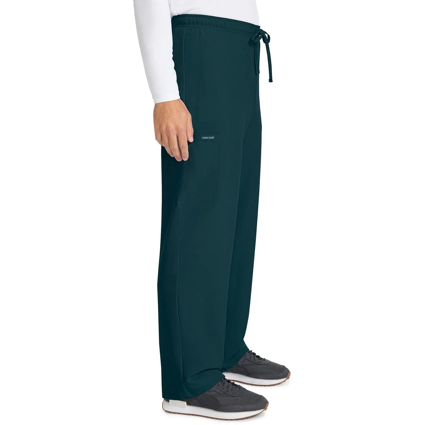 Cherokee Scrubs Pants Cherokee Originals Ultra CK280A Unisex Straight Leg Scrub Pant Caribbean Blue