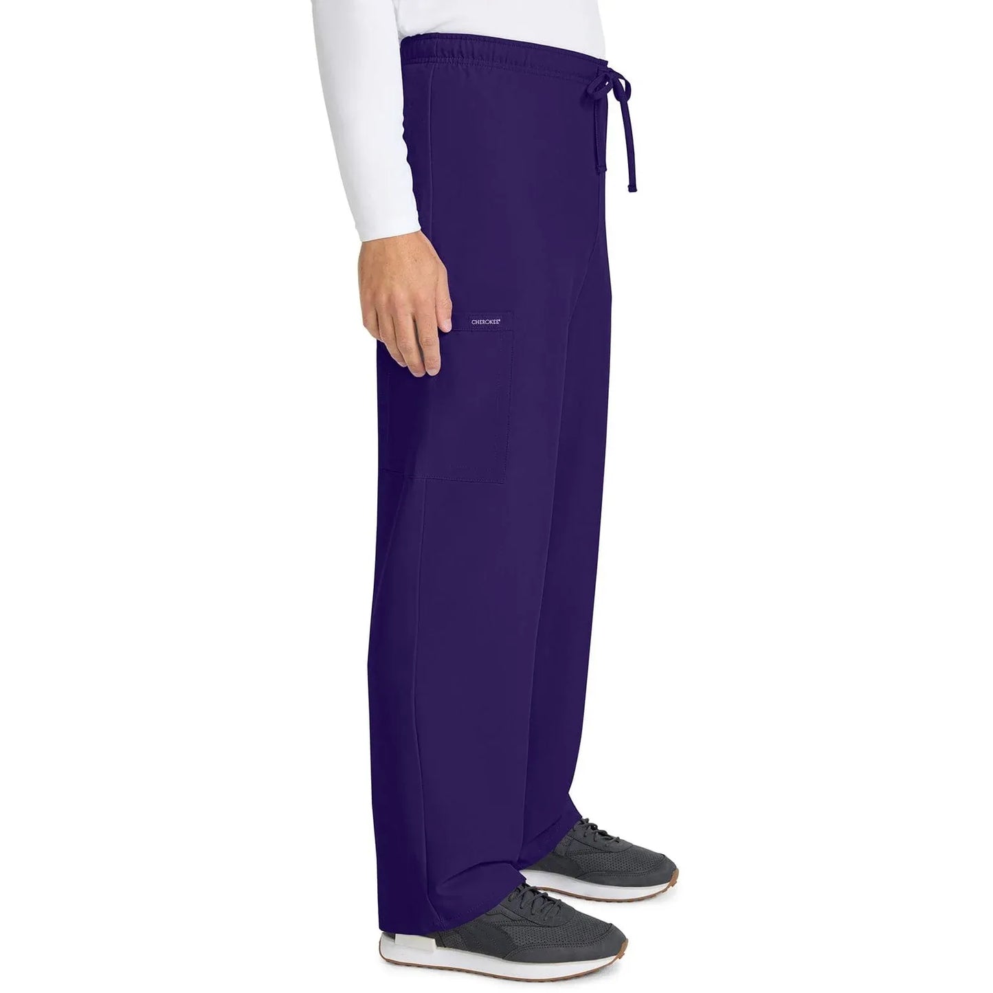 Cherokee Originals Ultra CK280A Unisex Straight Leg Scrub Pant Grape