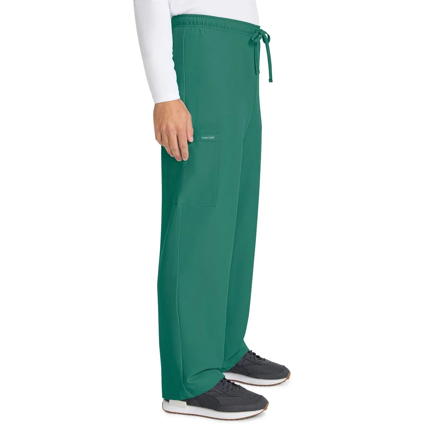 Cherokee Scrubs Pants Cherokee Originals Ultra CK280A Unisex Straight Leg Scrub Pant Hunter Green