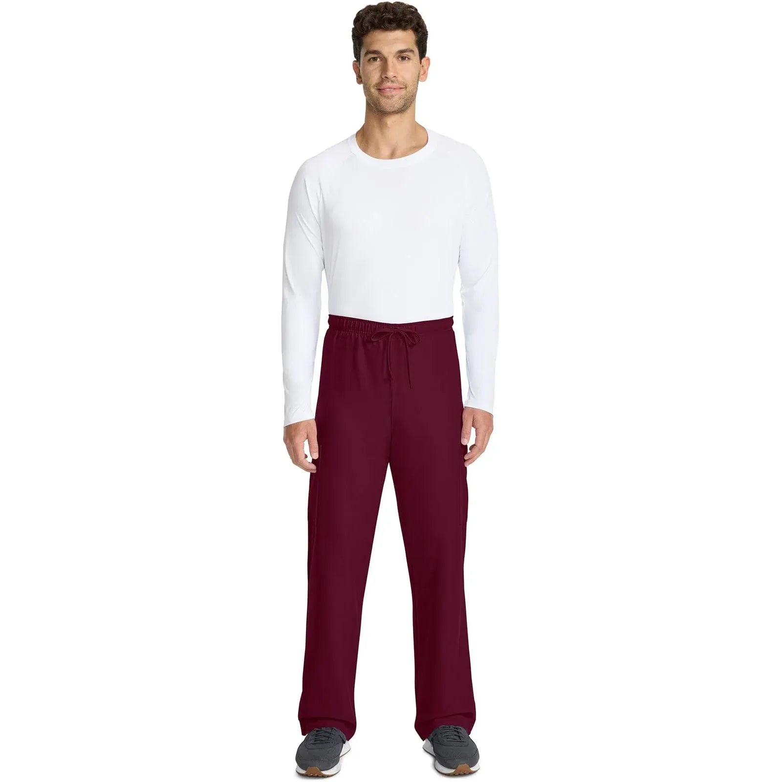 Cherokee Scrubs Pants Cherokee Originals Ultra CK280A Unisex Straight Leg Scrub Pant Wine