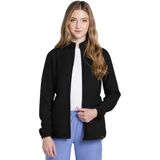 Cherokee Originals Ultra CK391A – Women’s Scrub Jacket in Black