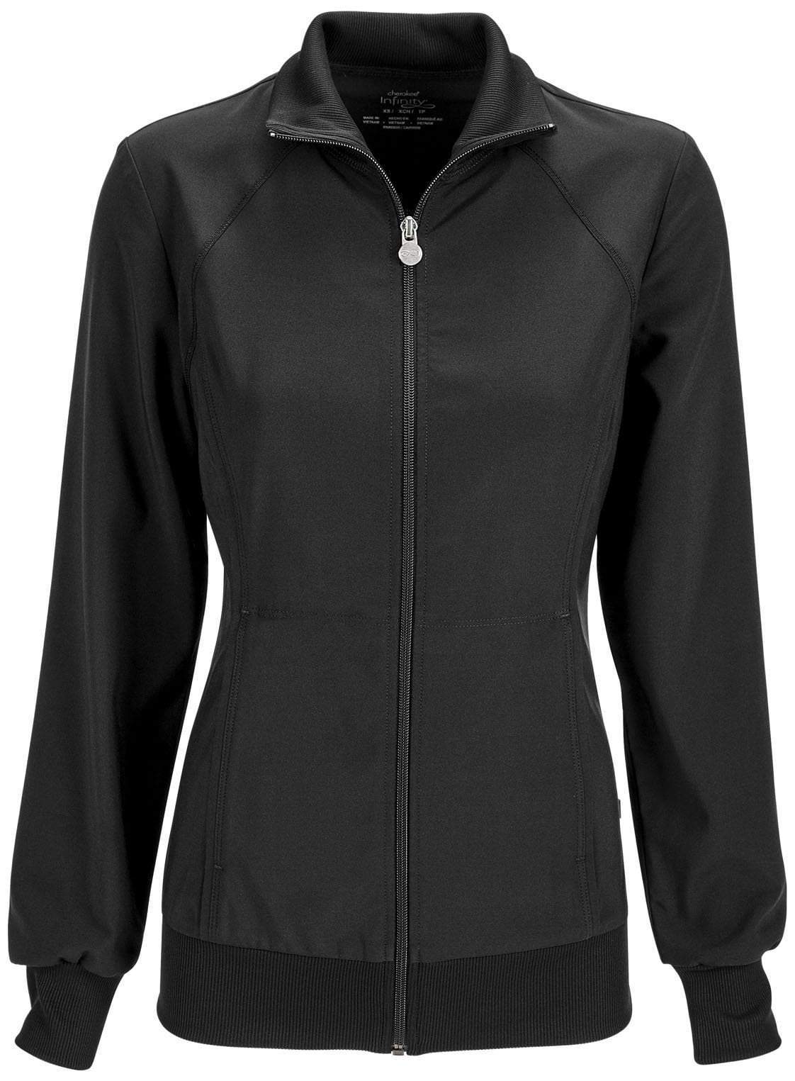 Cherokee Originals Ultra CK391A – Women’s Scrub Jacket in Black