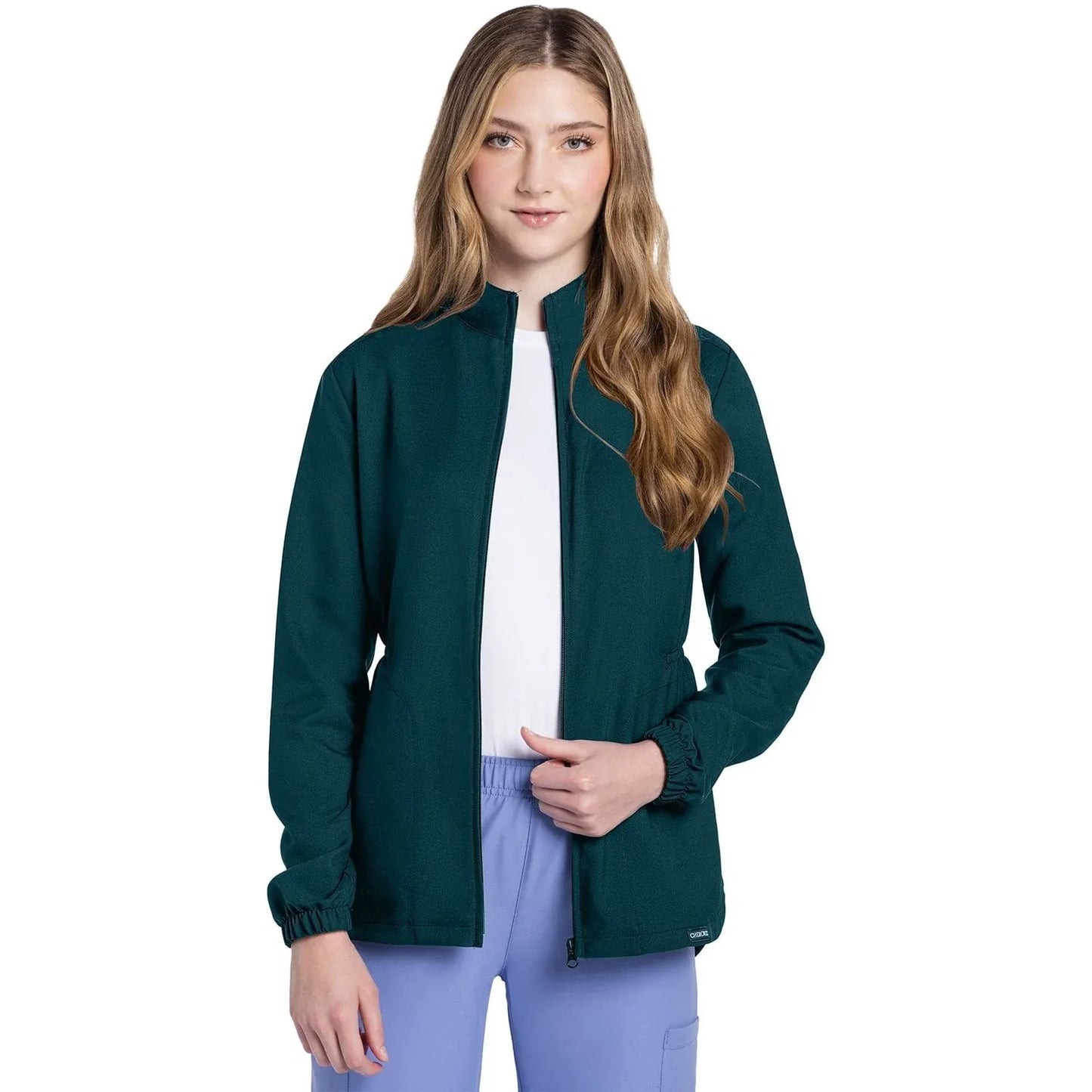 Cherokee Originals Ultra CK391A – Women’s Scrub Jacket in Caribbean Blue