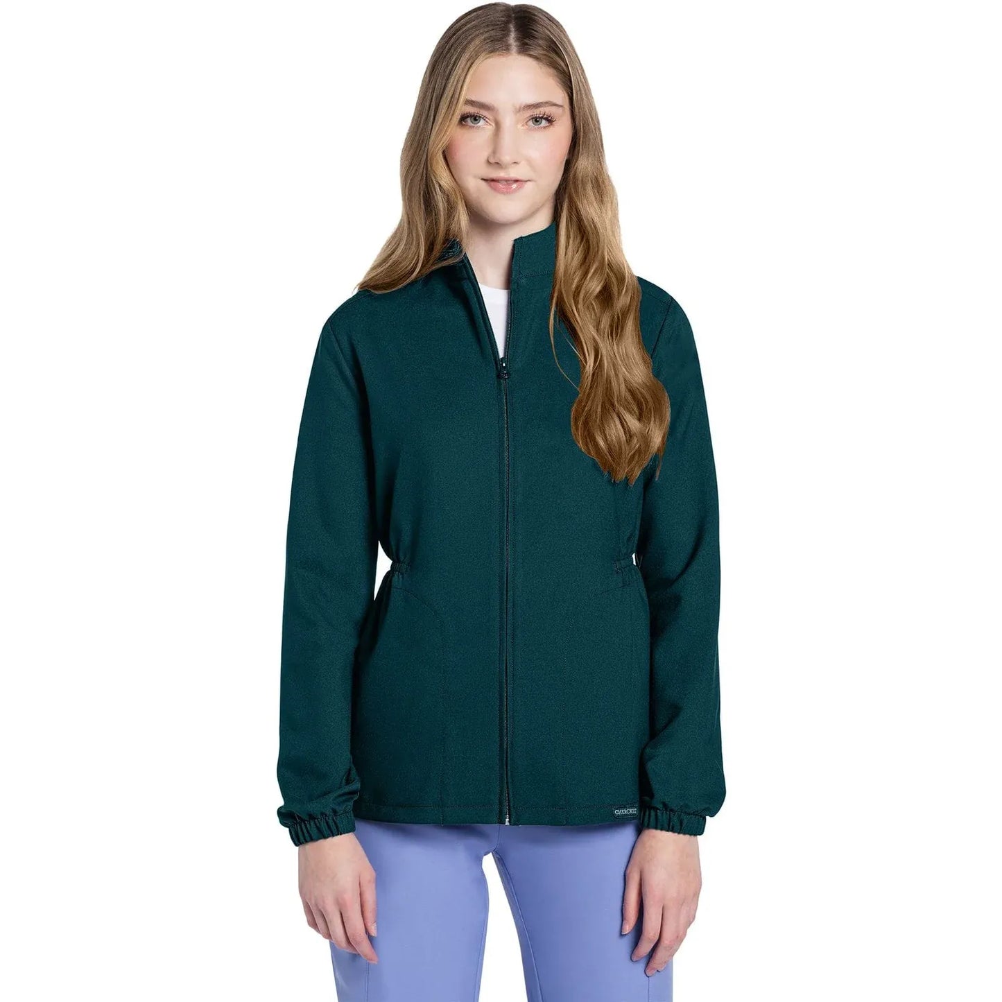 Cherokee Originals Ultra CK391A – Women’s Scrub Jacket in Caribbean Blue