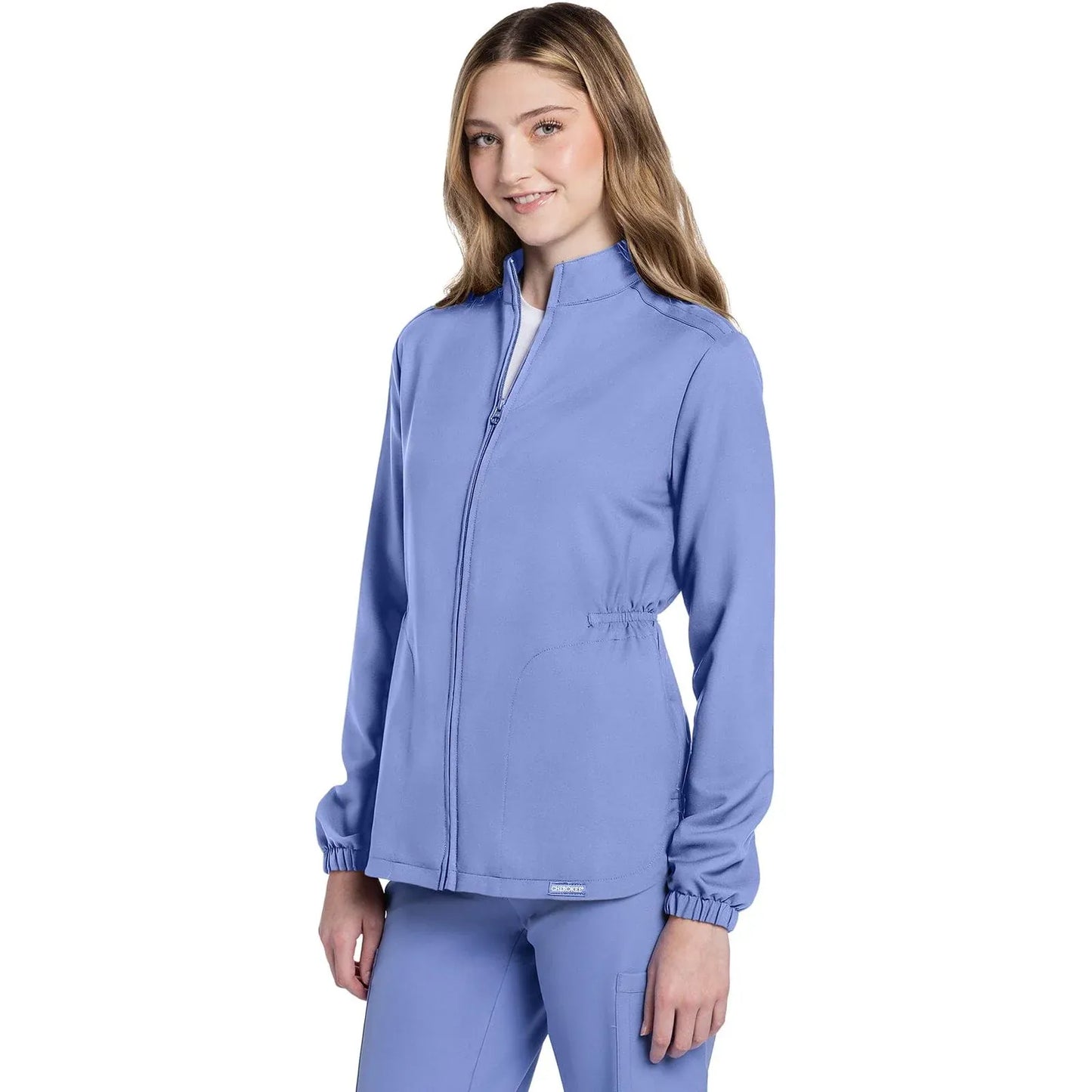 Cherokee Originals Ultra CK391A – Women’s Scrub Jacket in Ciel Blue