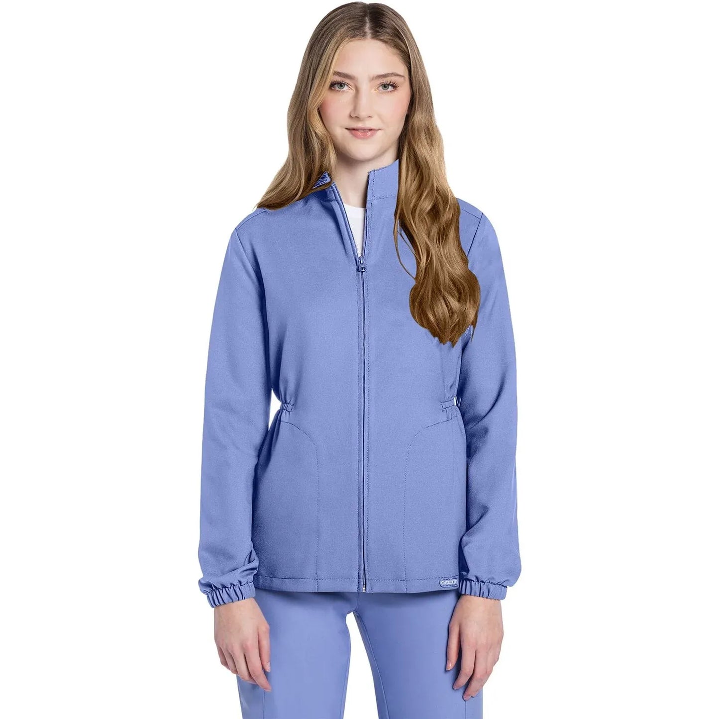 Cherokee Originals Ultra CK391A – Women’s Scrub Jacket in Ciel Blue