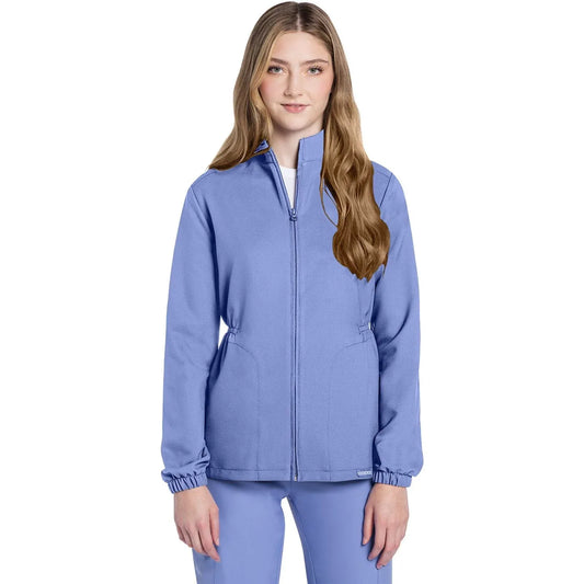 Cherokee Originals Ultra CK391A – Women’s Scrub Jacket in Ciel Blue