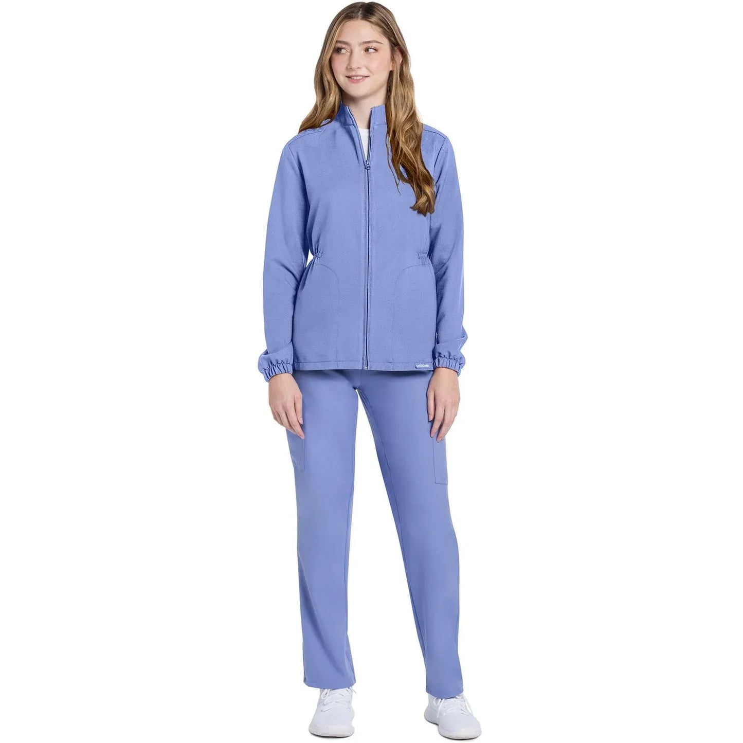 Cherokee Originals Ultra CK391A – Women’s Scrub Jacket in Ciel Blue