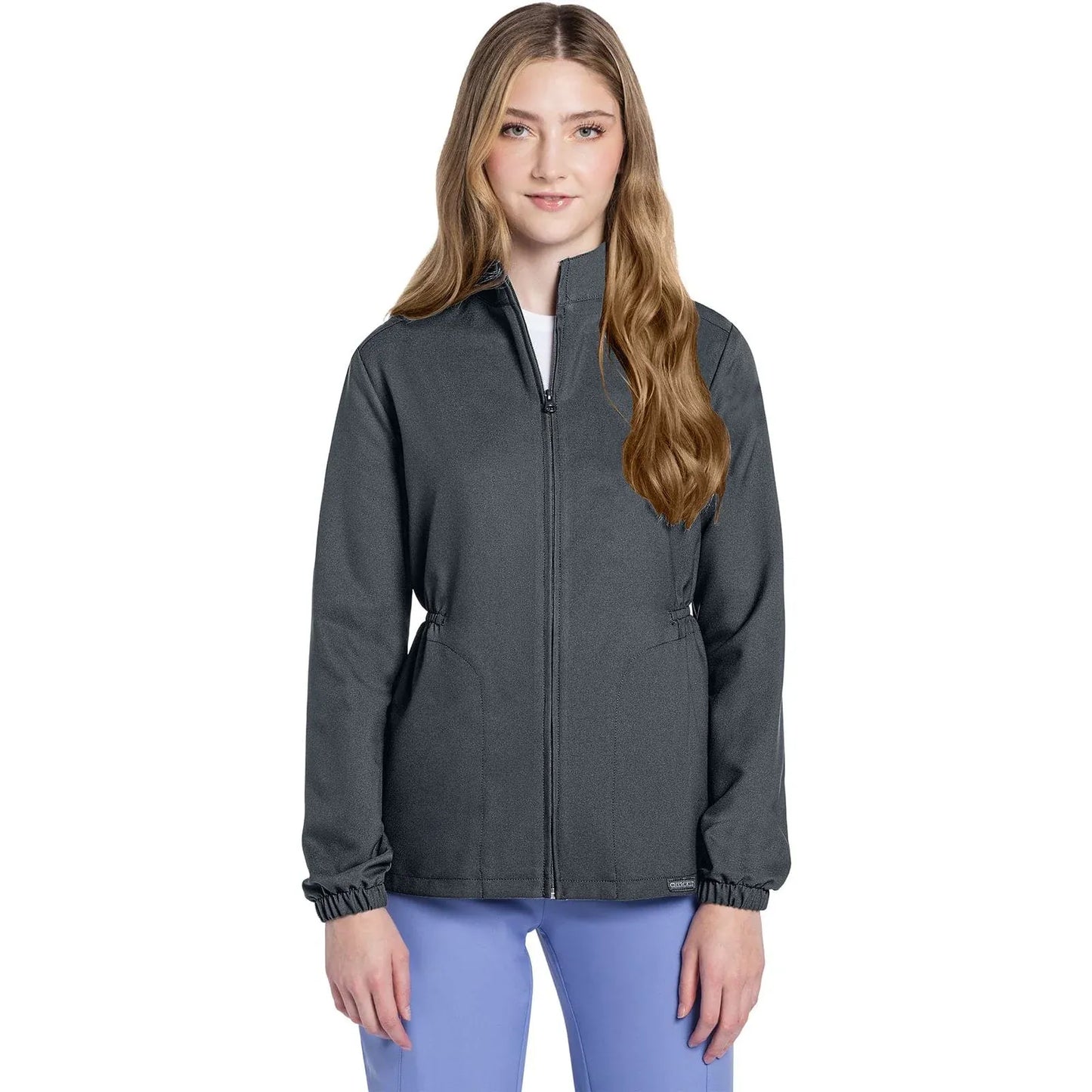 Cherokee Originals Ultra CK391A – Women’s Scrub Jacket in Pewter