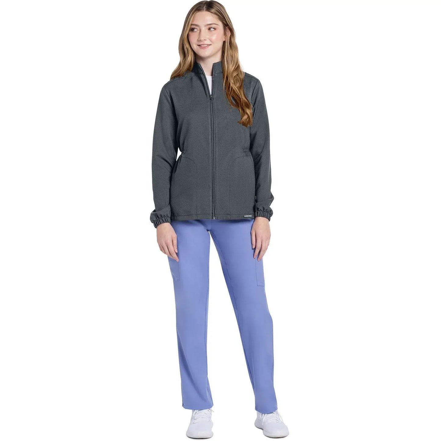 Cherokee Originals Ultra CK391A – Women’s Scrub Jacket in Pewter