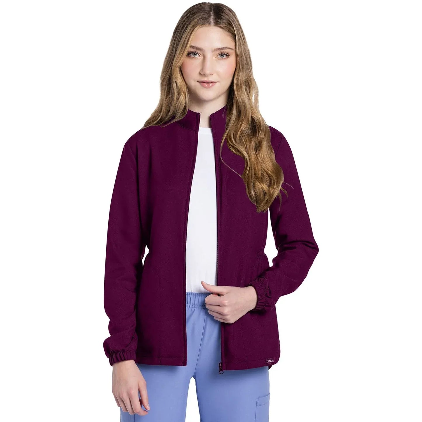Cherokee Originals Ultra CK391A – Women’s Scrub Jacket in Wine