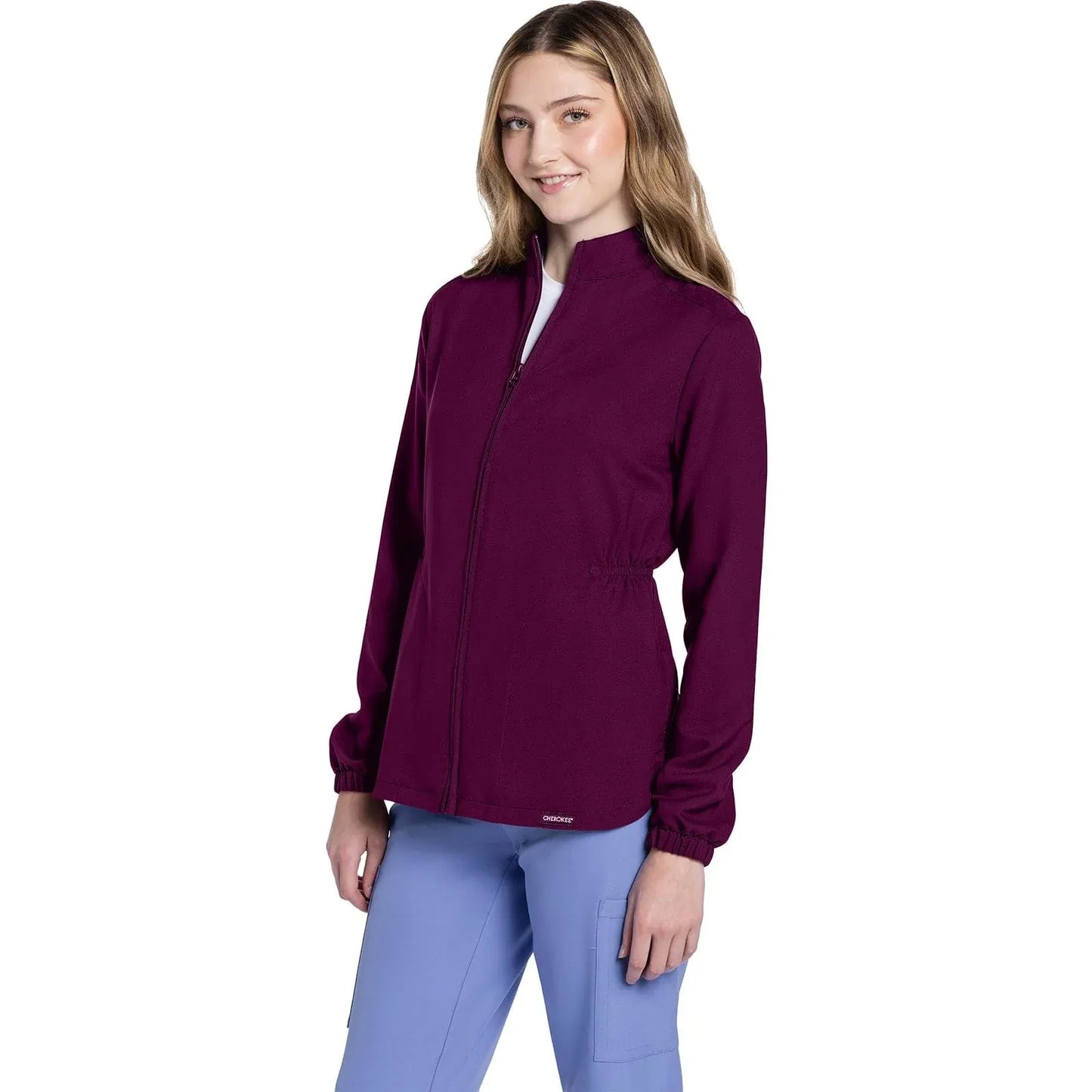 Cherokee Originals Ultra CK391A – Women’s Scrub Jacket in Wine