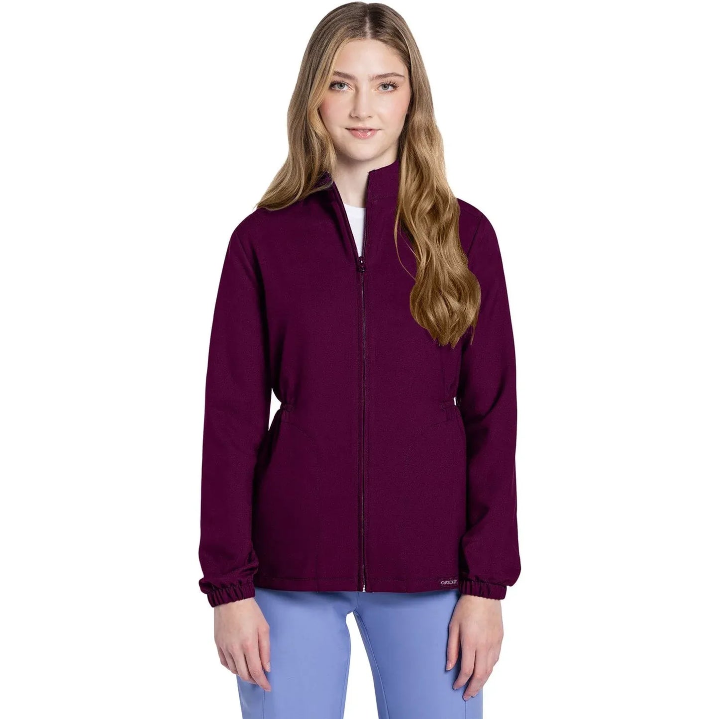 Cherokee Originals Ultra CK391A – Women’s Scrub Jacket in Wine