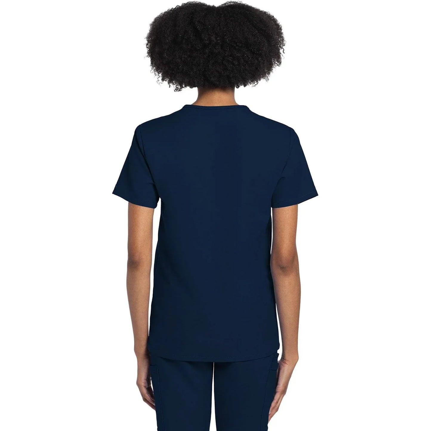 Cherokee Scrub Tops Cherokee Originals Ultra CK778A Unisex V-Neck Scrubs Top Navy