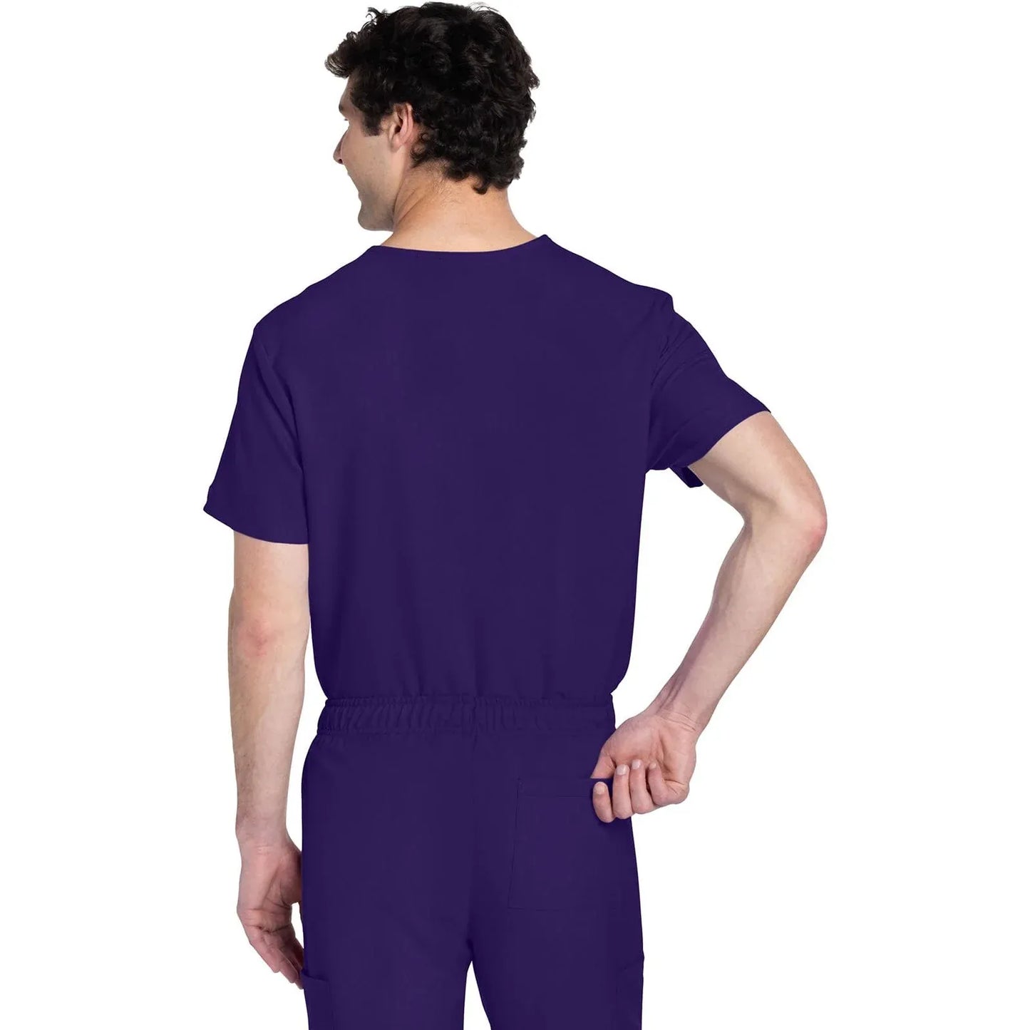 Cherokee Originals Ultra CK778A Unisex V-Neck Top Unisex Top Grape